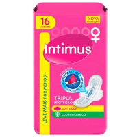 imagem de Absorvente Externo Intimus Tripla Proteção Seca com Abas Leve 16 Pague 14