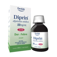 imagem de Diprin Solução 50mg/Ml, Caixa com 1 Frasco Gotejador com 100ml de Solução de Uso Oral