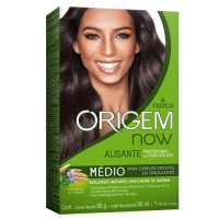 imagem de Kit Creme Alisante Origem Now Médio Ervas e Cereais Embalagem 80g