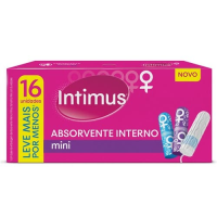 imagem de Absorvente Interno Intimus Mini 16 Unidades