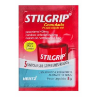 imagem de Stilgrip Granulado Sabor Mel e Limão Kley Hertz Farmacêutica Sachê 5g