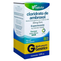 imagem de Cloridrato de Ambroxol Xarope 30mg/5ml Nativita com 100ml