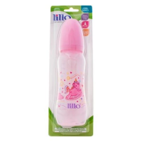 imagem de Mamadeira Lillo Sonho Bico de Silicone 6+ Meses Rosa 240ml Embalagem 1 Un