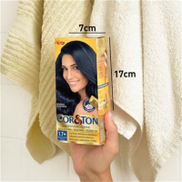 imagem de Tintura para Cabelo Preto Azulado Especial Cor & Ton 50g