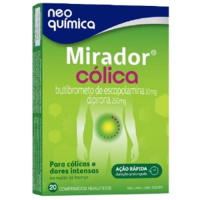 imagem de Mirador Cólica 10mg + 250mg Neo Química com 20 Comprimidos Revestidos