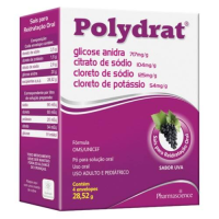 imagem de Polydrat Pó Sabor Uva Pharmascience Caixa com 50 Envelopes com 28,52g