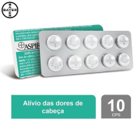 imagem de Aspirina 500mg Bayer Blíster com 10 Comprimidos