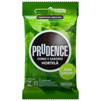 imagem de Preservativo Prudence Hortelã Embalagem 3 Un