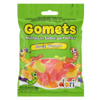imagem de BALA GOMETS MINHOCA DE FRUTAS 100GR